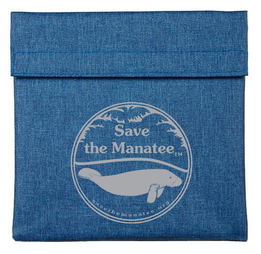 Save the Manatee Logo Snack Pouch