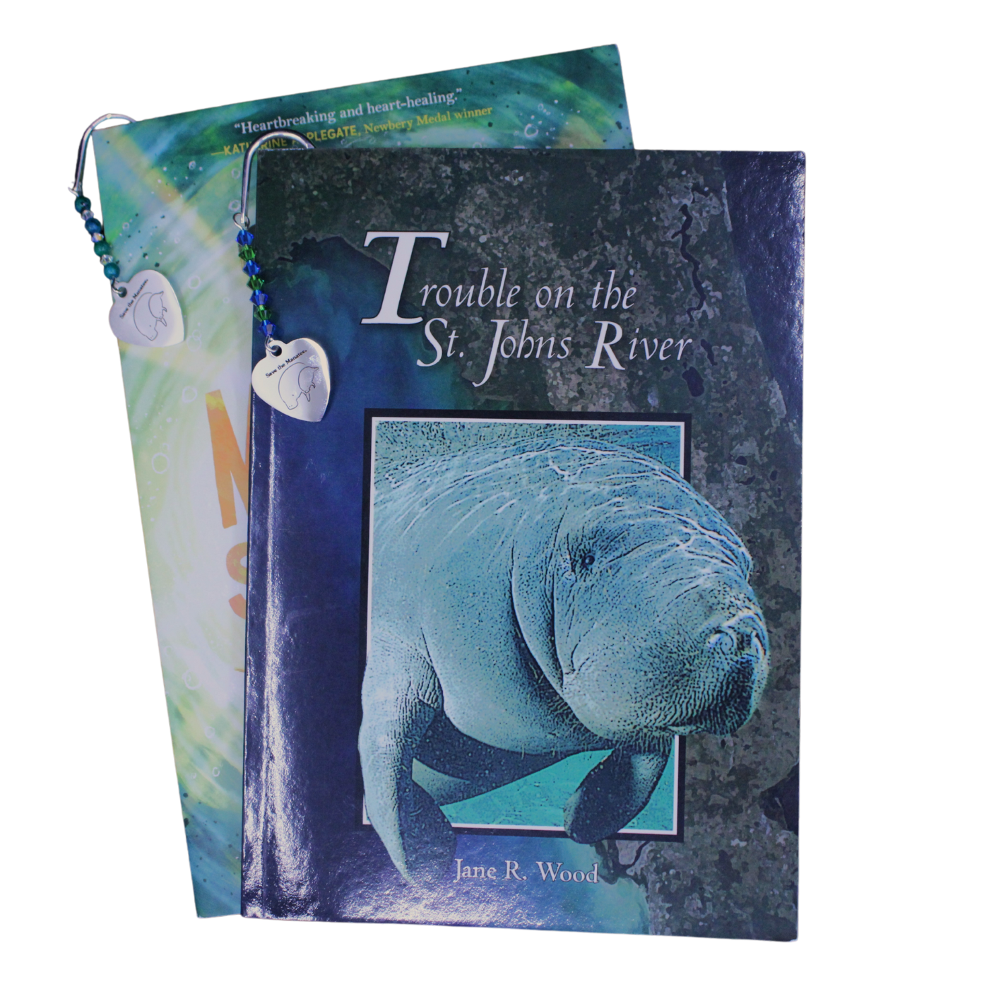 Manatee Metal Dangle Bookmark