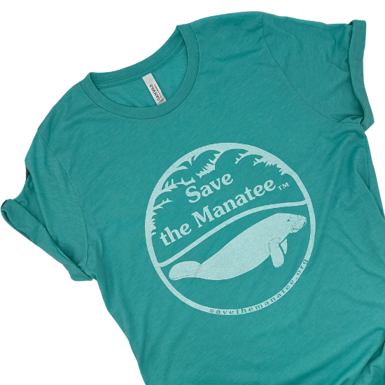 (Final Sale) Save the Manatee Logo T-Shirt
