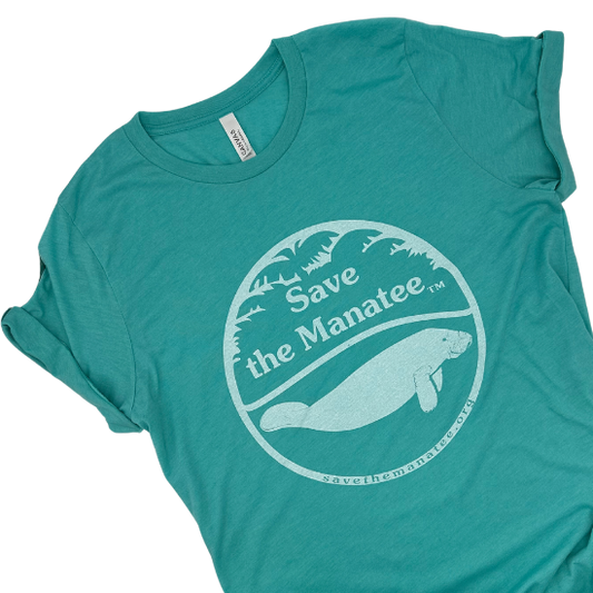 (Final Sale) Save the Manatee Logo T-Shirt