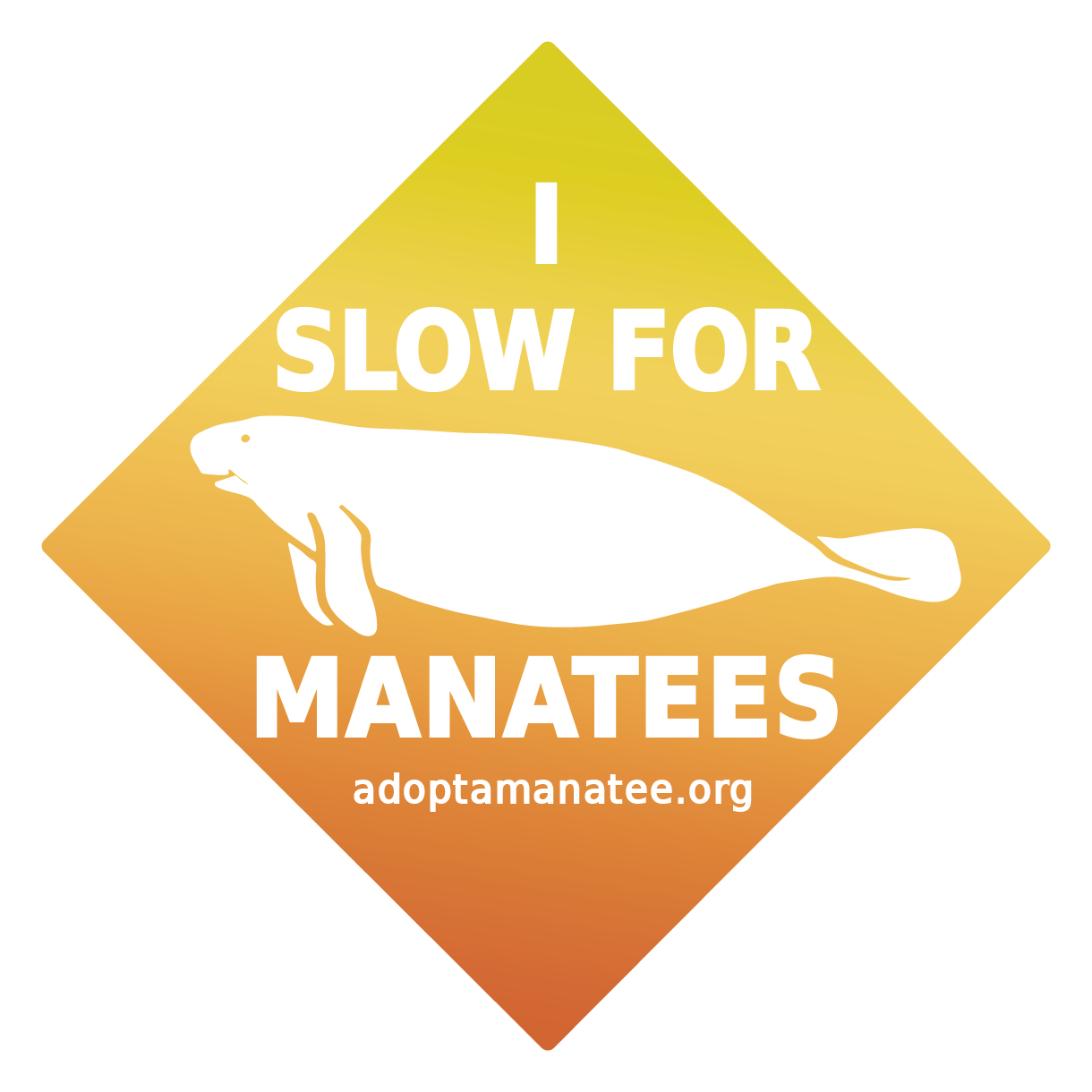 Decal – 2026 I Slow for Manatees