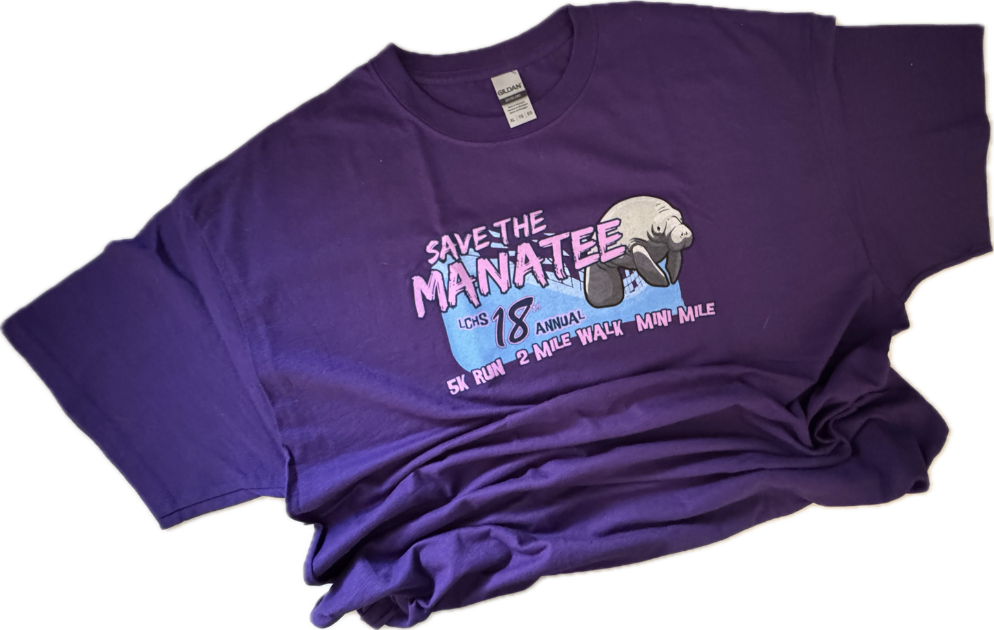 (Final Sale) 2021 Manatee 5K T-Shirt