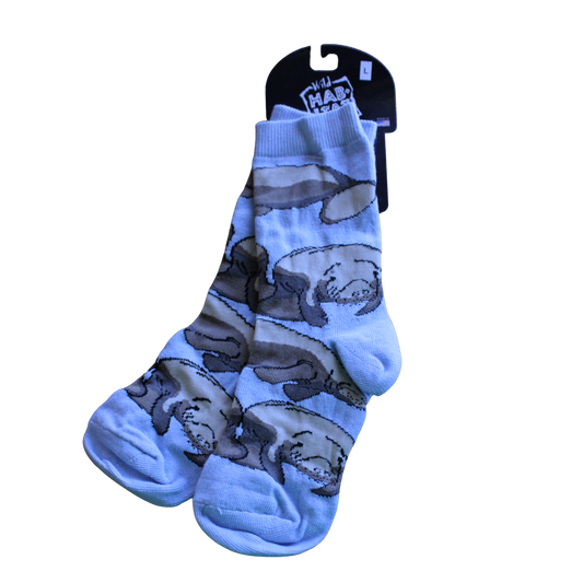(Damaged) Wild Habitat Manatee Socks