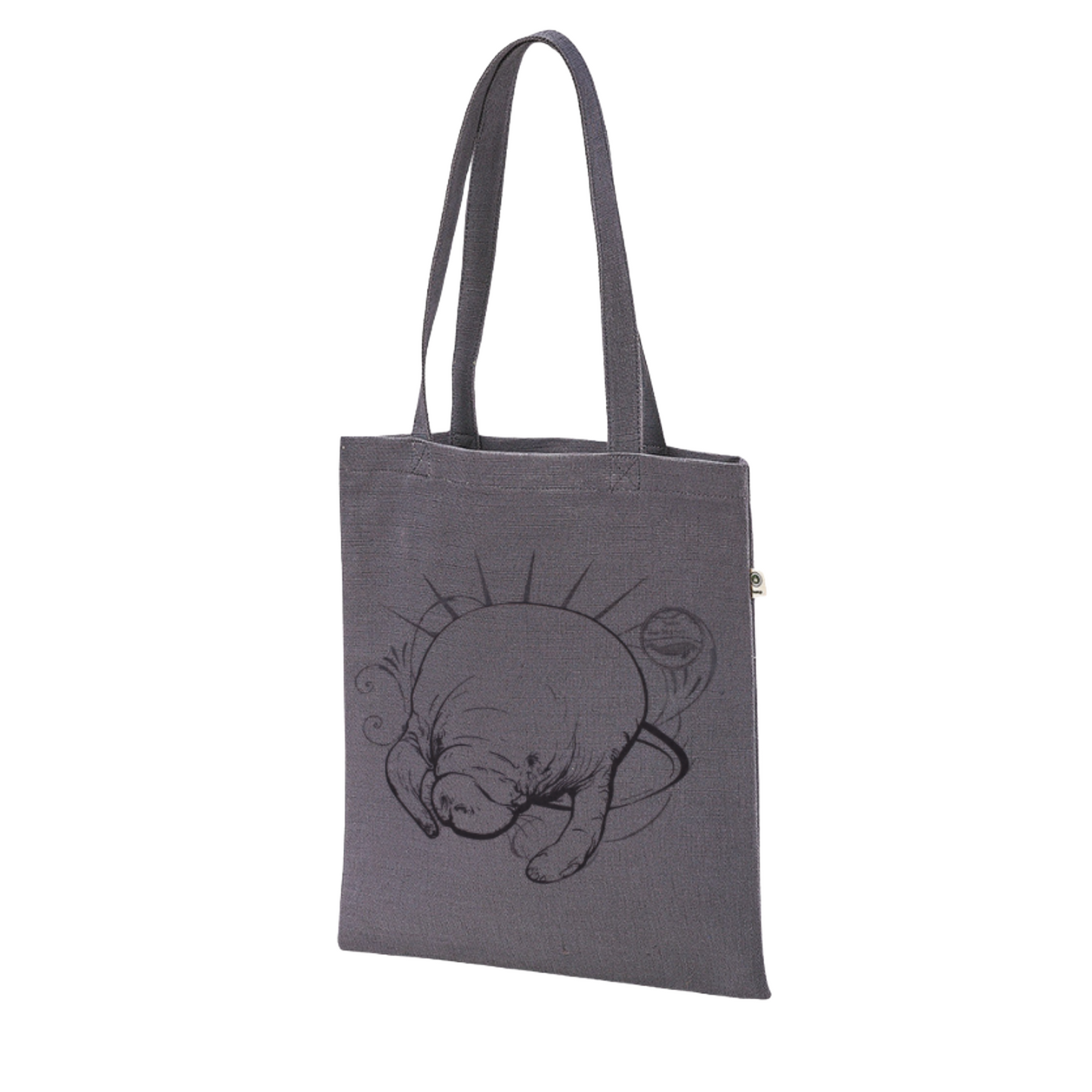 Sea Sketch Manatee Hemp Tote