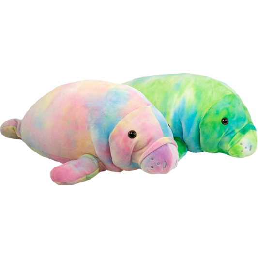 Adult Watercolor Manatee Plush