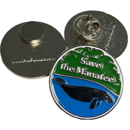 Save the Manatee Enamel Pin
