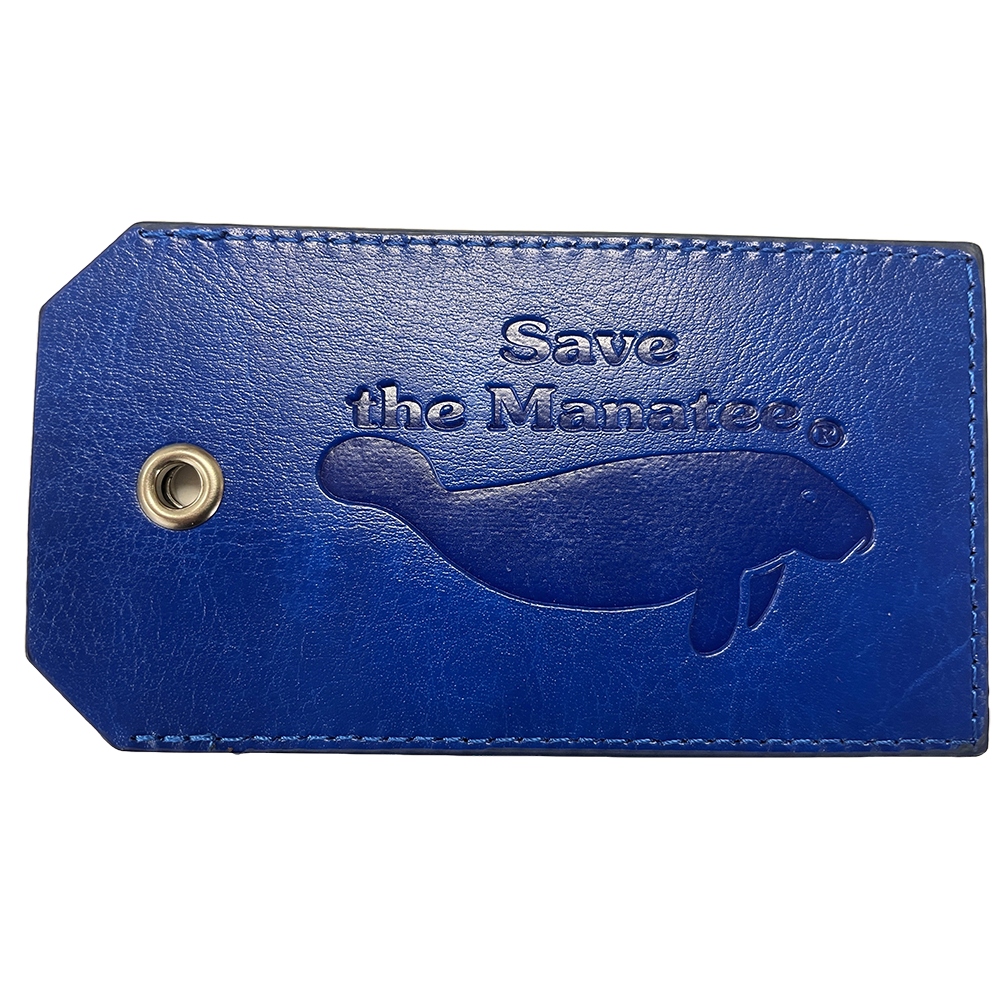 Save the Manatee Luggage Tag