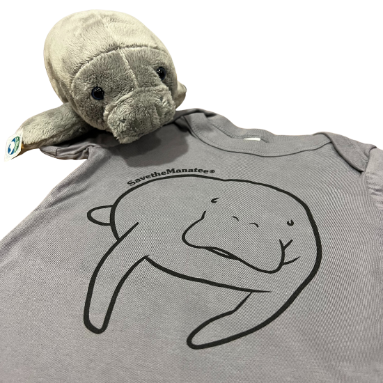Happy Manatee Baby Creeper