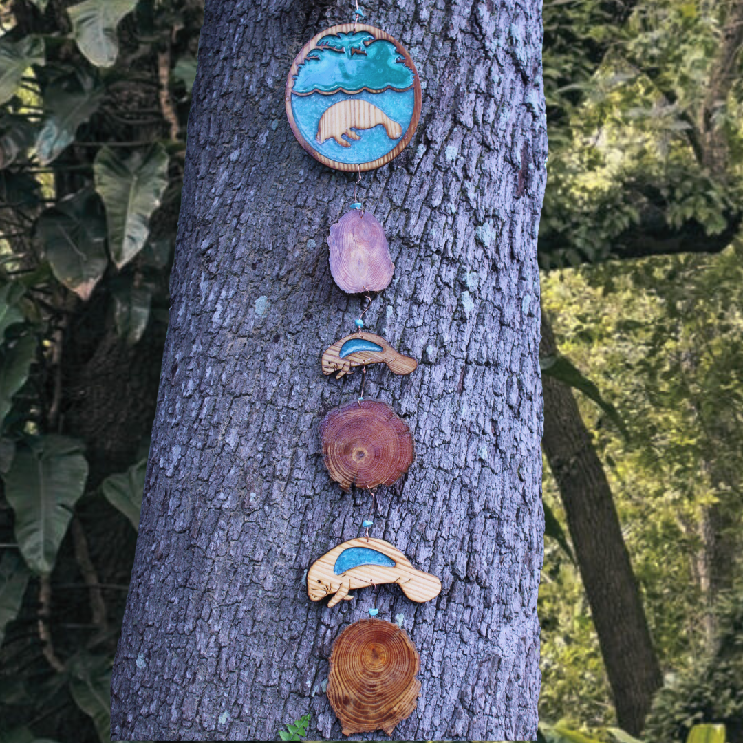 Hanging Wooden Suncatcher