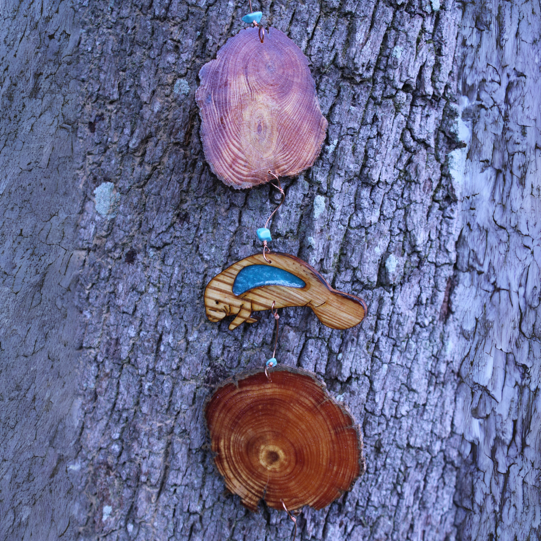 Hanging Wooden Suncatcher