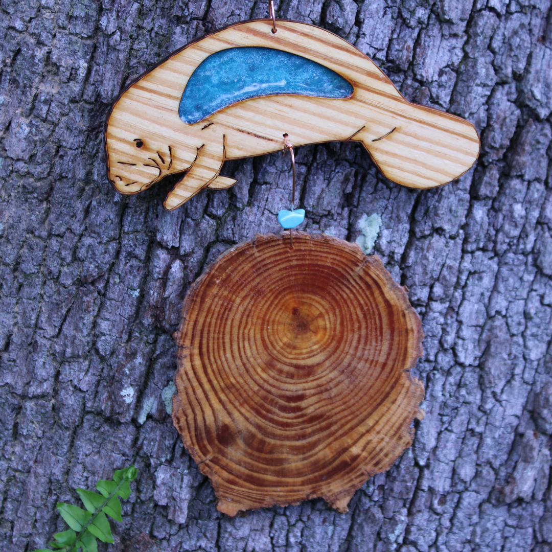 Hanging Wooden Suncatcher