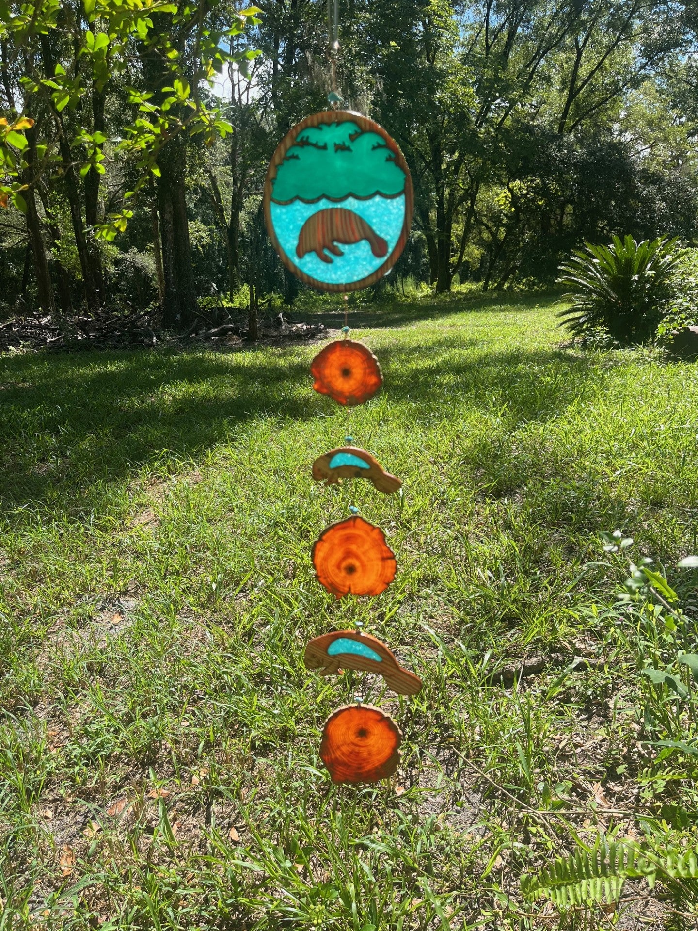 Hanging Wooden Suncatcher