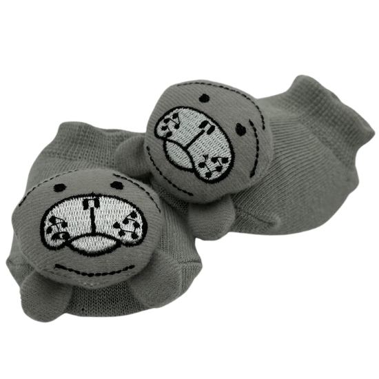 Manatee Baby Booties