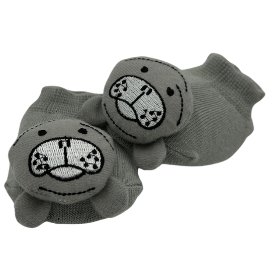 Manatee Baby Booties