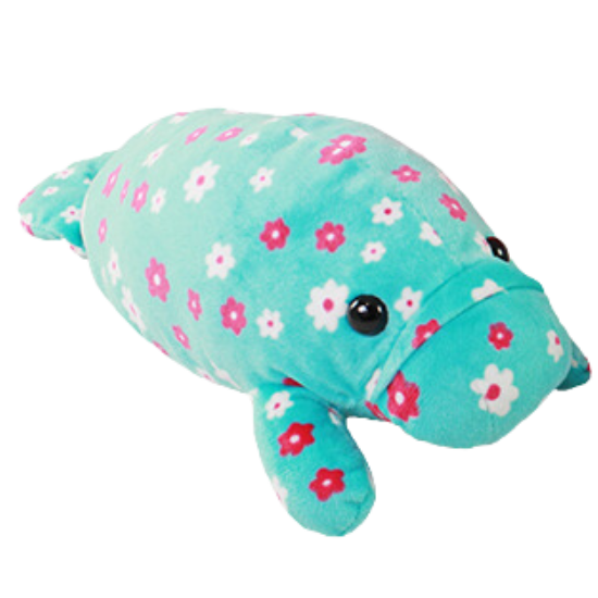 12" Patterned Manatee Plush