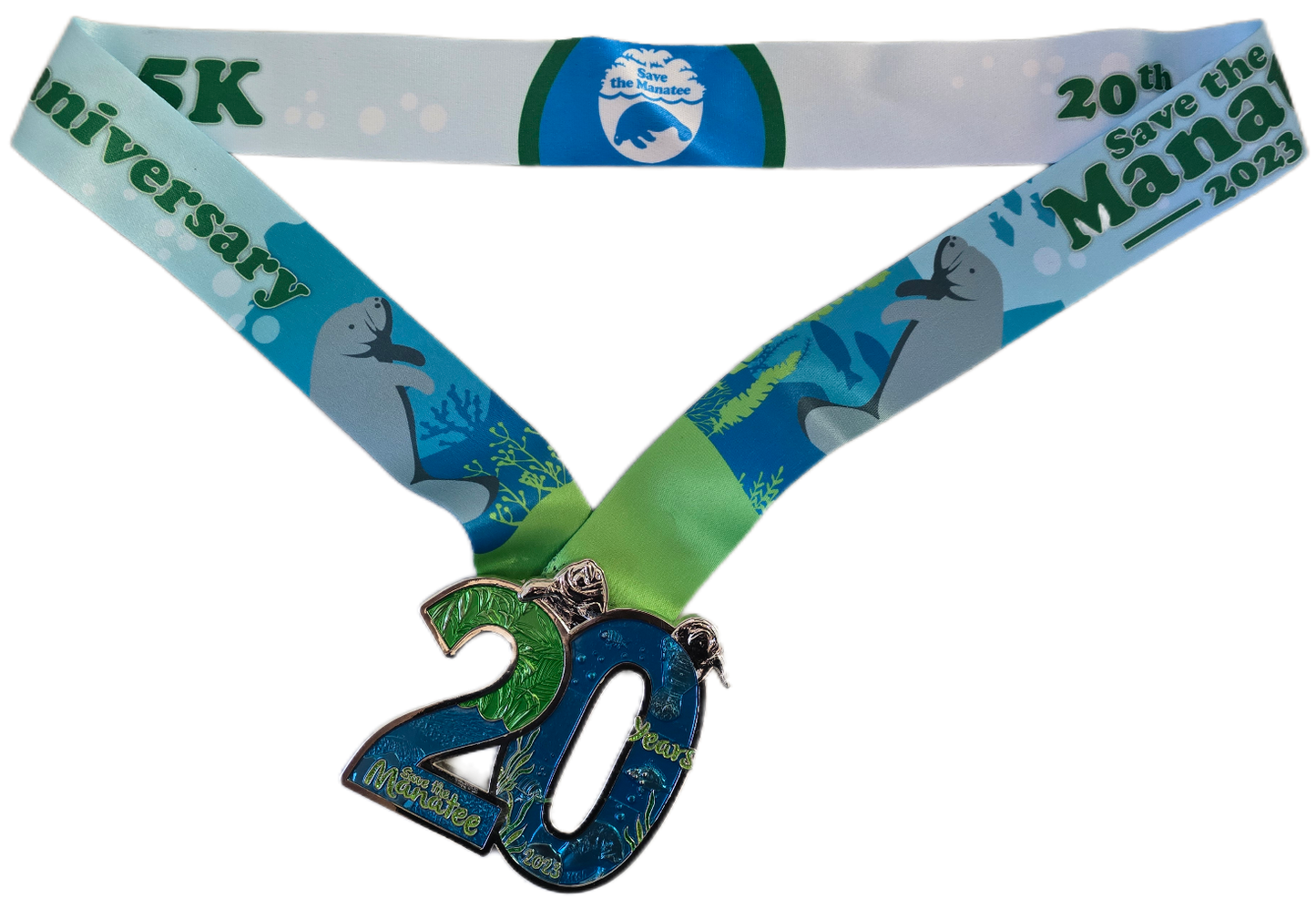 (Final Sale) 2023 Manatee 5K Medal