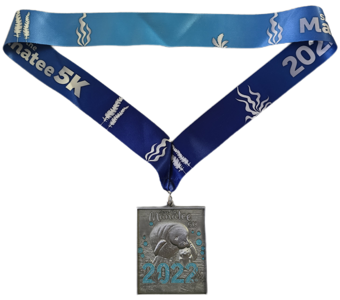 (Final Sale) 2022 Manatee 5K Medal