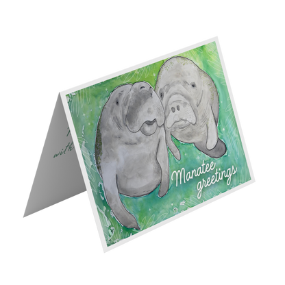 Manatee Greetings Holiday Cards