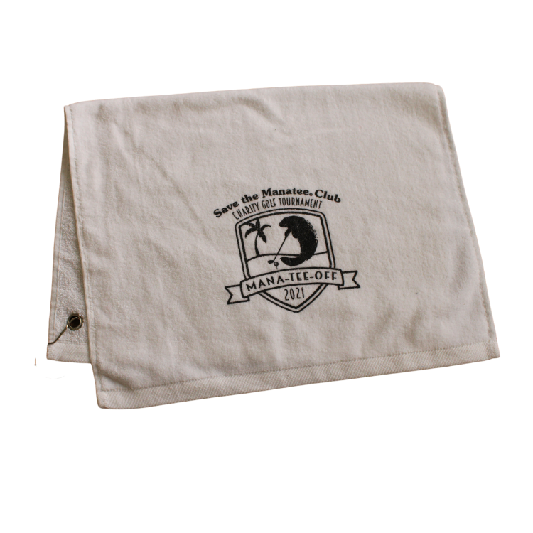 (Final Sale) Manatee Golf Towel 2021