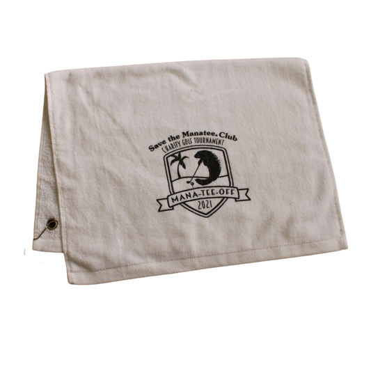 (Final Sale) Manatee Golf Towel 2021