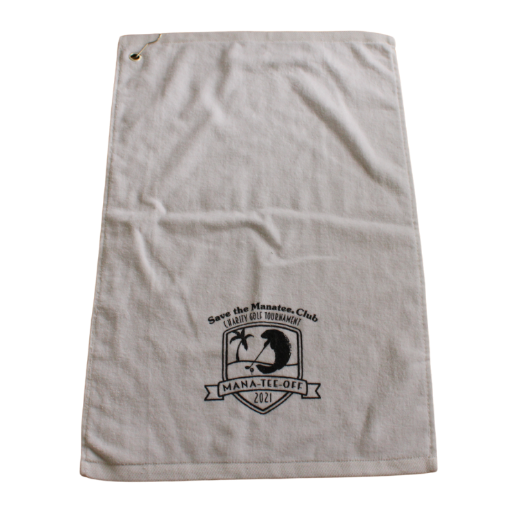 (Final Sale) Manatee Golf Towel 2021