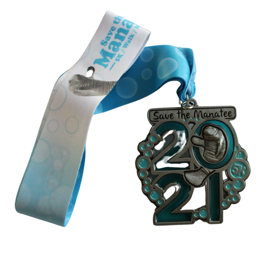 (Final Sale) 2021 Manatee 5k Medal