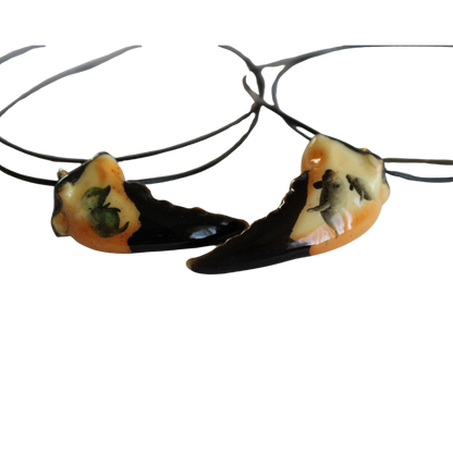 (Final Sale) Manatee Crab Claw Necklace Set