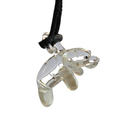 (Final Sale) Glass Manatee Necklace