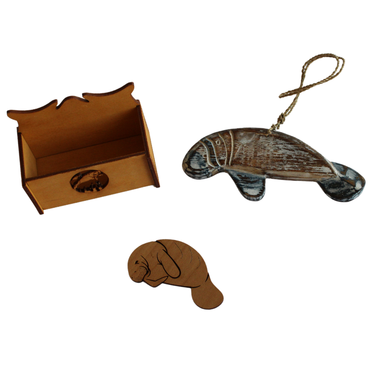 (Final Sale) Wooden Manatee Bundle