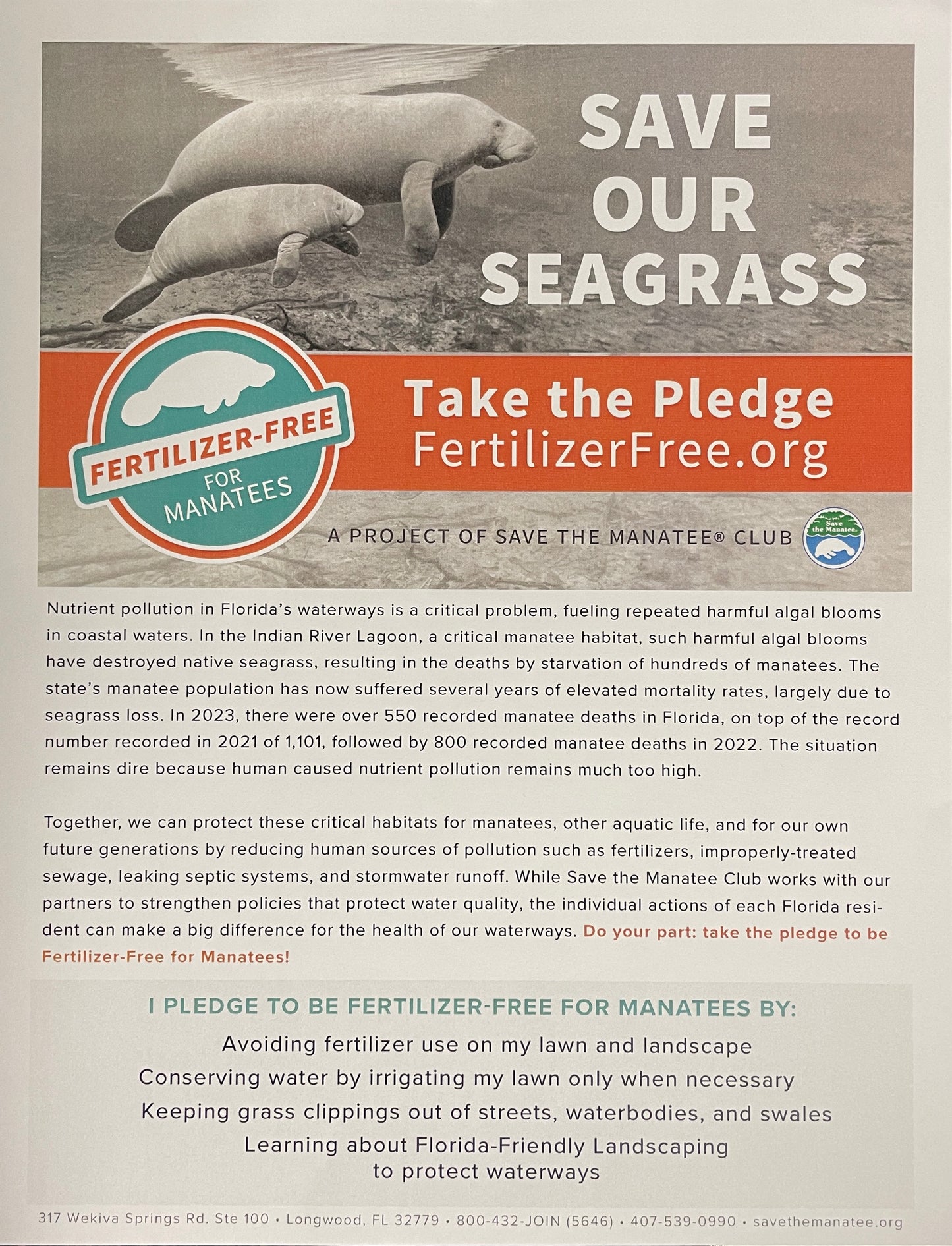 Fertilizer Free Flyer