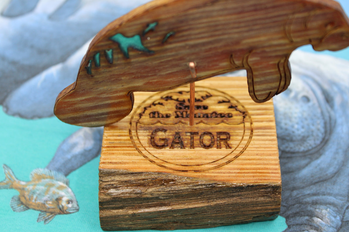 Adopt-A-Manatee® Wooden Sculpture