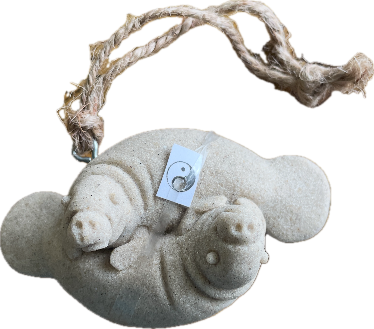 Yin Yang Manatee Ornament