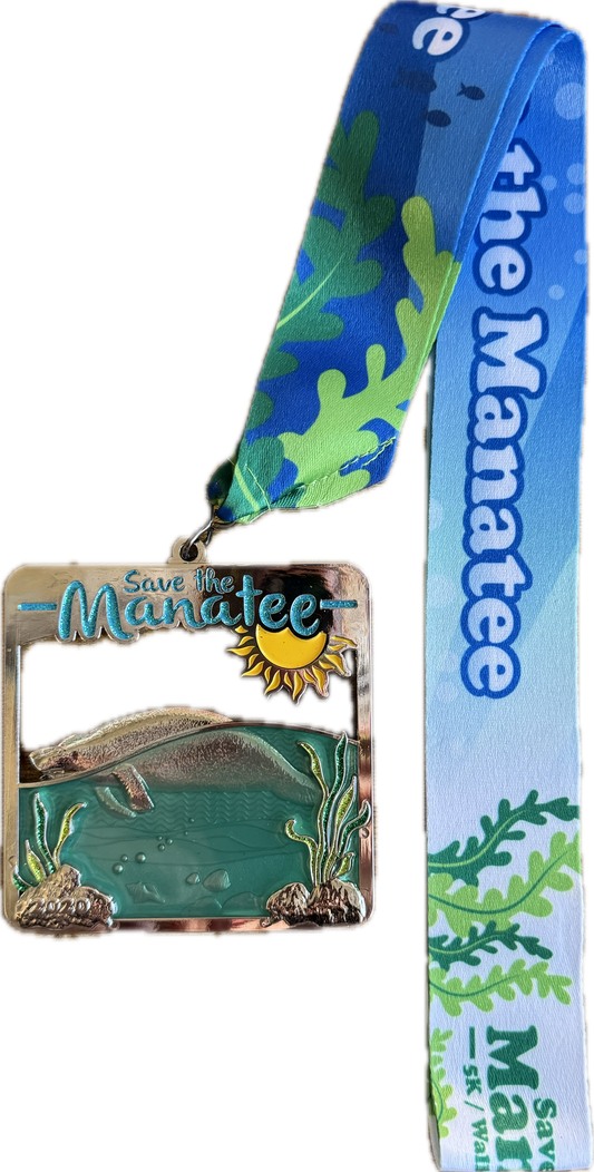(Final Sale) 2020 Manatee 5K Medal