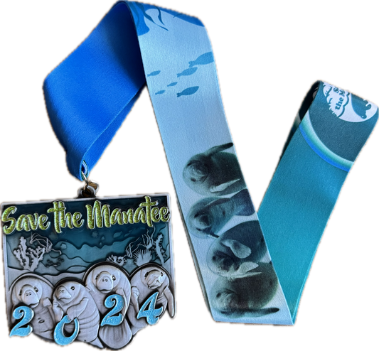 (Final Sale) 2024 Manatee 5K Medal