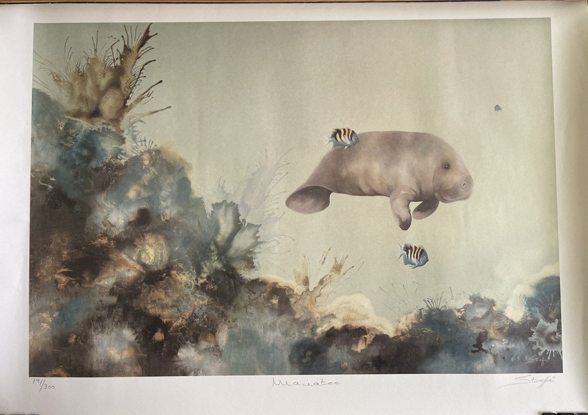 (Final Sale) West Indian Manatee Poster
