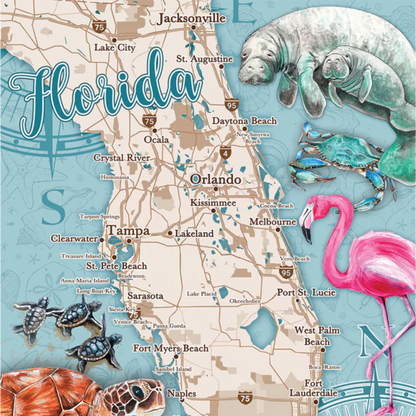 550 Piece Florida Coast Puzzle