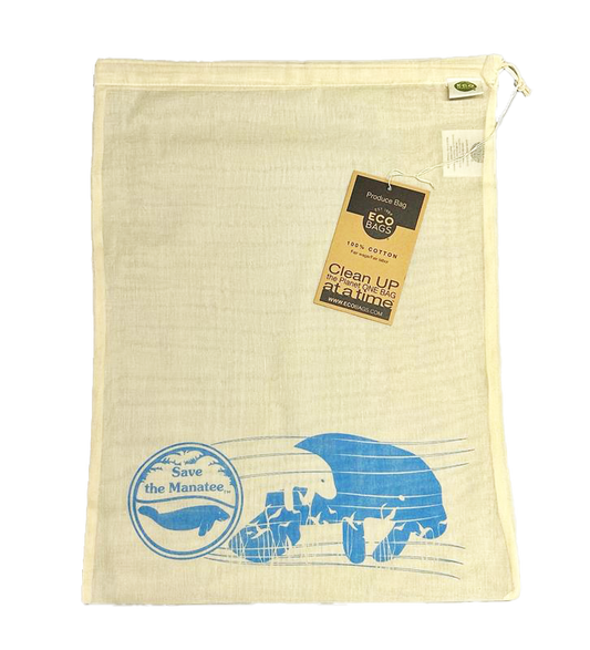 Reusable Manatee Produce Bag
