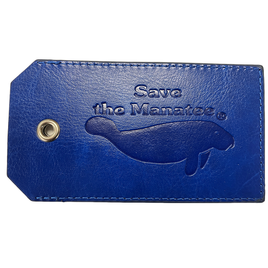 Save the Manatee Luggage Tag
