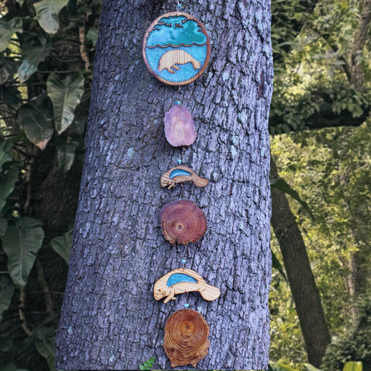 Hanging Wooden Suncatcher