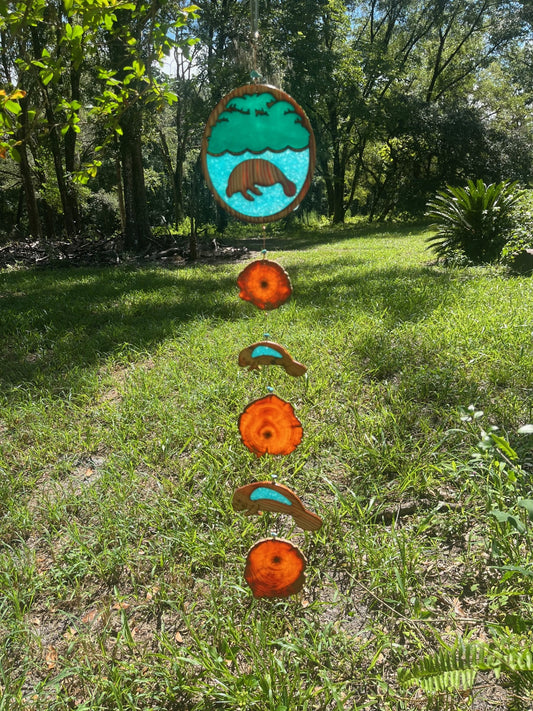 Hanging Wooden Suncatcher