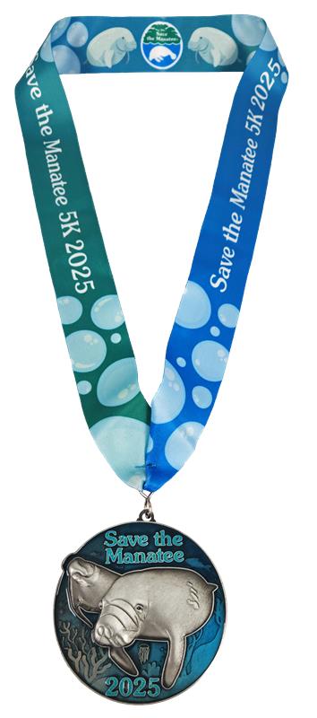 (Final Sale) 2025 Manatee 5K Medal