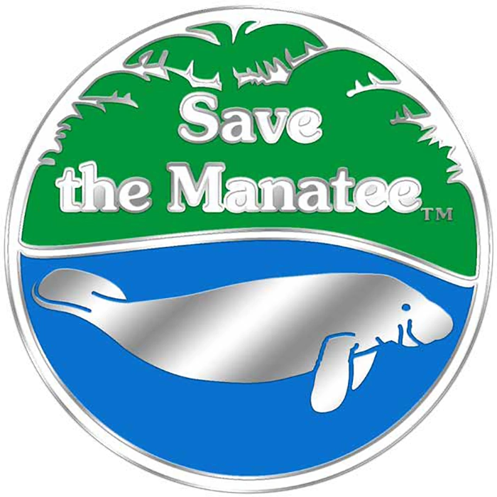 Save The Manatee Enamel Pin – Manatees R Us By Save The Manatee Club