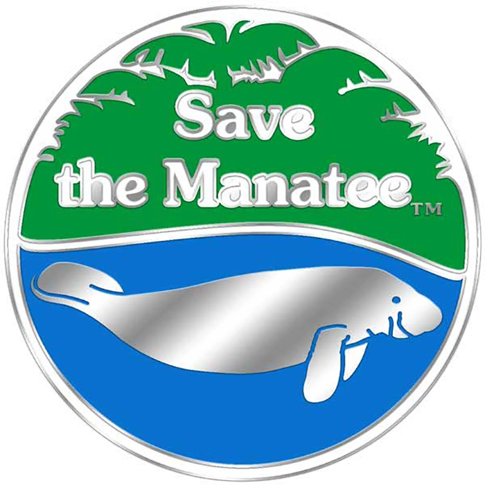Show your support for manatees with this soft enamel pin! Measuring 1" x 1", these pins are made from iron and plated with polished nickel. You can choose between a jewelry clutch pin attachment or a magnetic attachment.